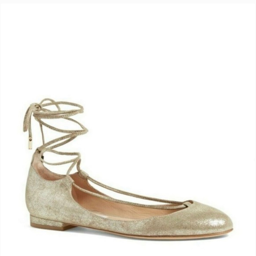 Diane Von Furstenberg Paris Gold Leather